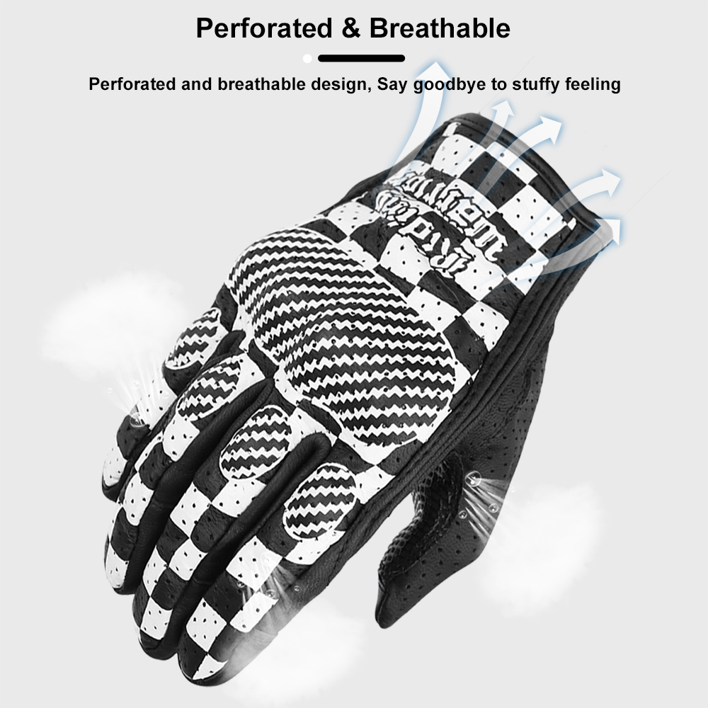Vintage Motorcycle Gloves Genu - Motorcycle Gear Fox review and price