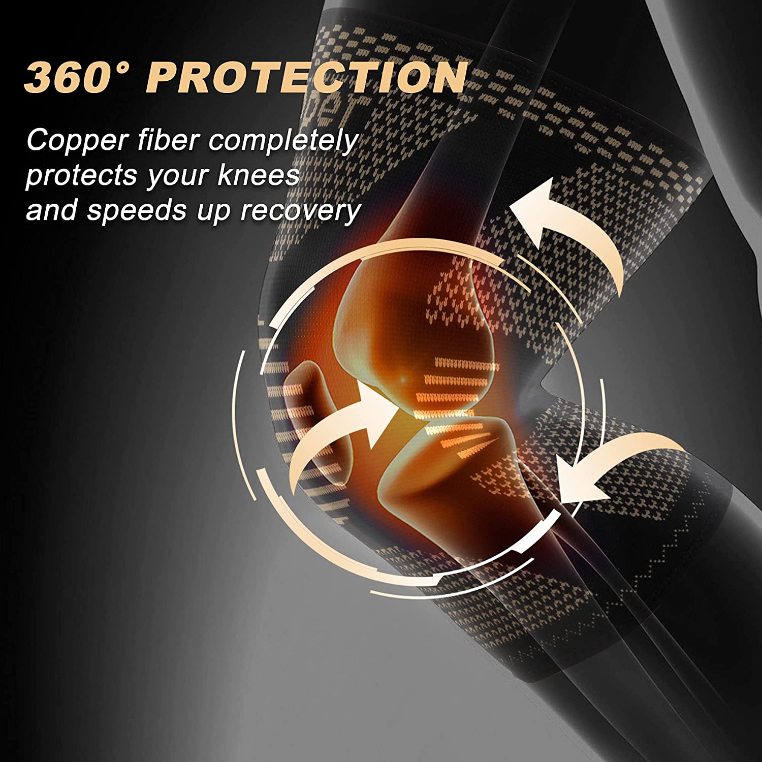 Copper Knee Braces Knee Compre - Knee Guard Hard review and price