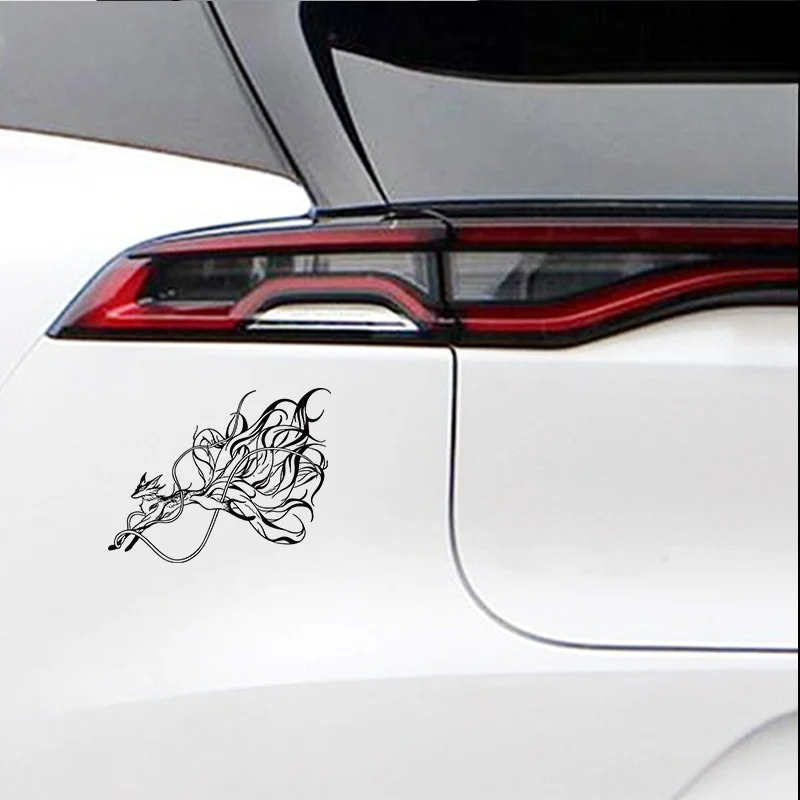Nine Tailed Fox Car Sticker Sc - Motorcycle Gear Fox review and price