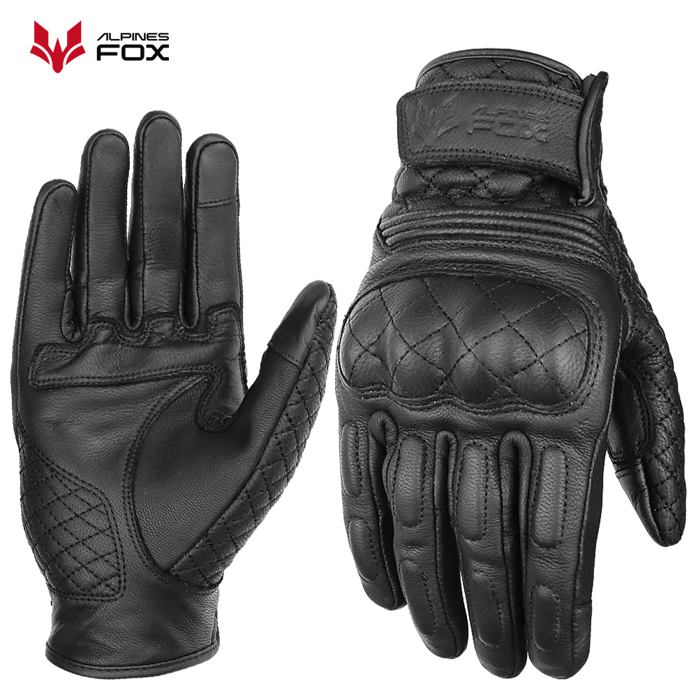Retro Motorcycle Gloves Real L - Motorcycle Gear Fox review and price