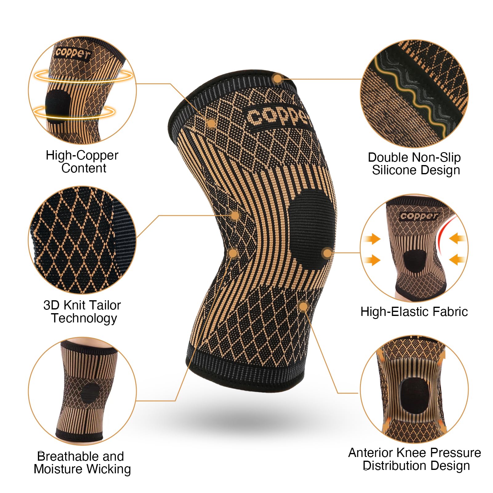 Copper Knee Braces for Women a - Knee Guard Hard review and price